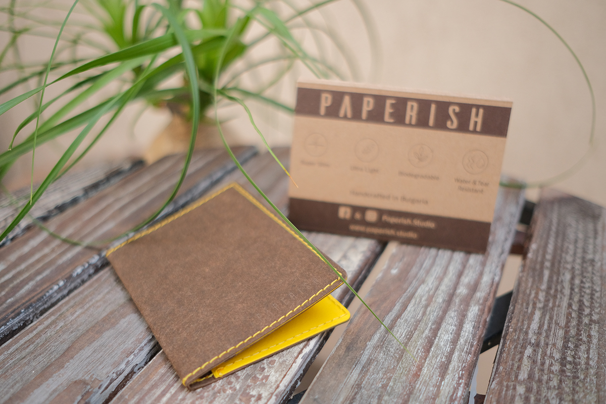Micro Wallet | Chocolate &amp; Yellow 3.jpg